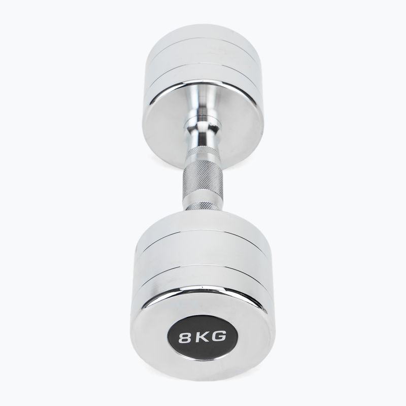 Manubri XTREXO cromati 2x8 kg argento 3