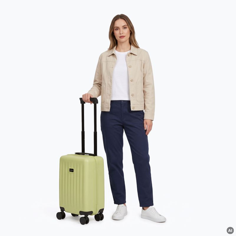 Valigia da viaggio per cabina Kadva Domingo Lime 2