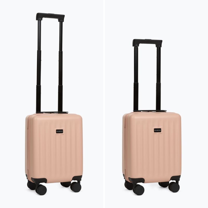 Valigia da viaggio per cabina Kadva Domingo Pink 5
