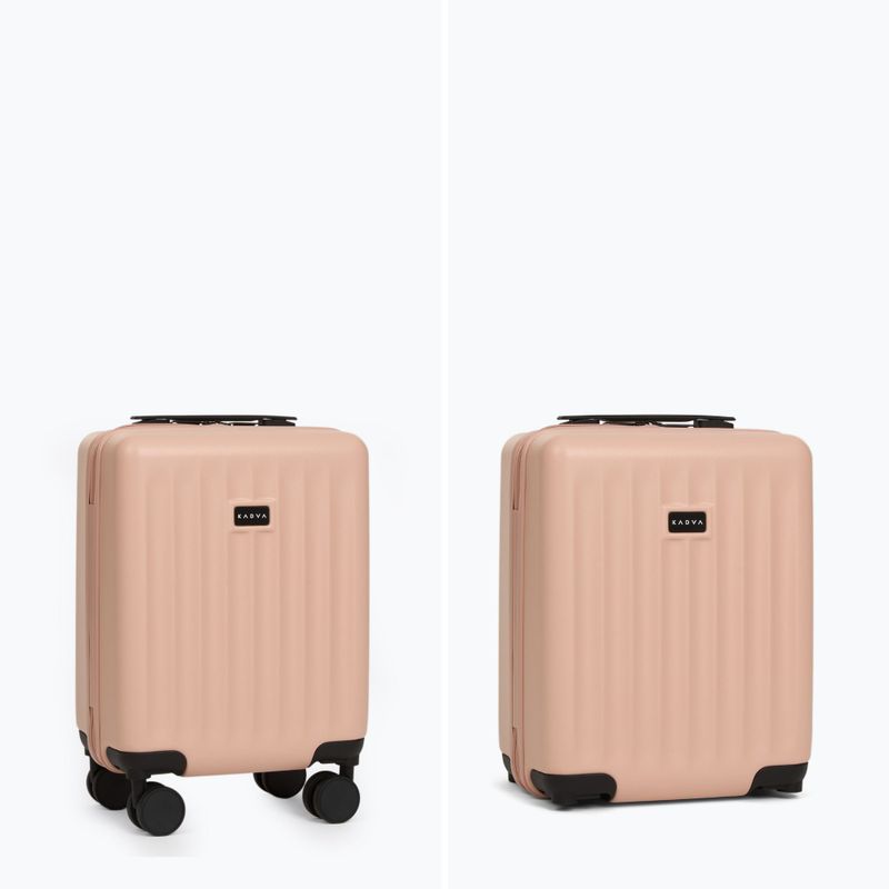 Valigia da viaggio per cabina Kadva Domingo Pink 6