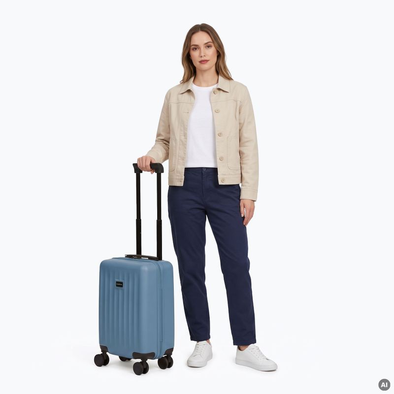 Valigia da viaggio per cabina Kadva Domingo Blue 2