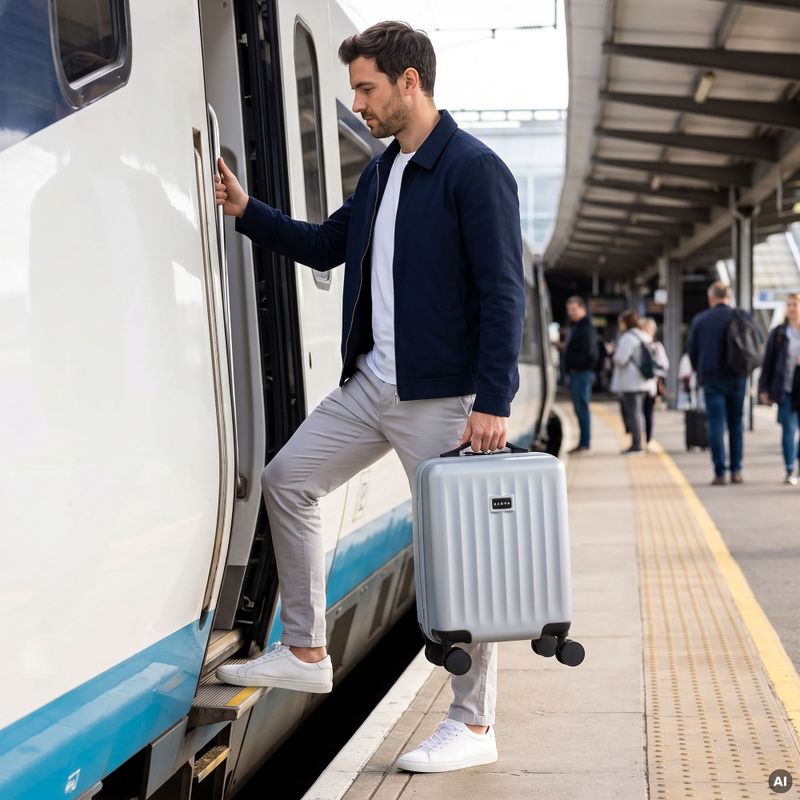 Valigia da viaggio per cabina Kadva Domingo Silver 16