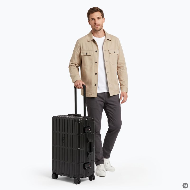 Valigia da viaggio media Kadva Tigre 64l Black 2