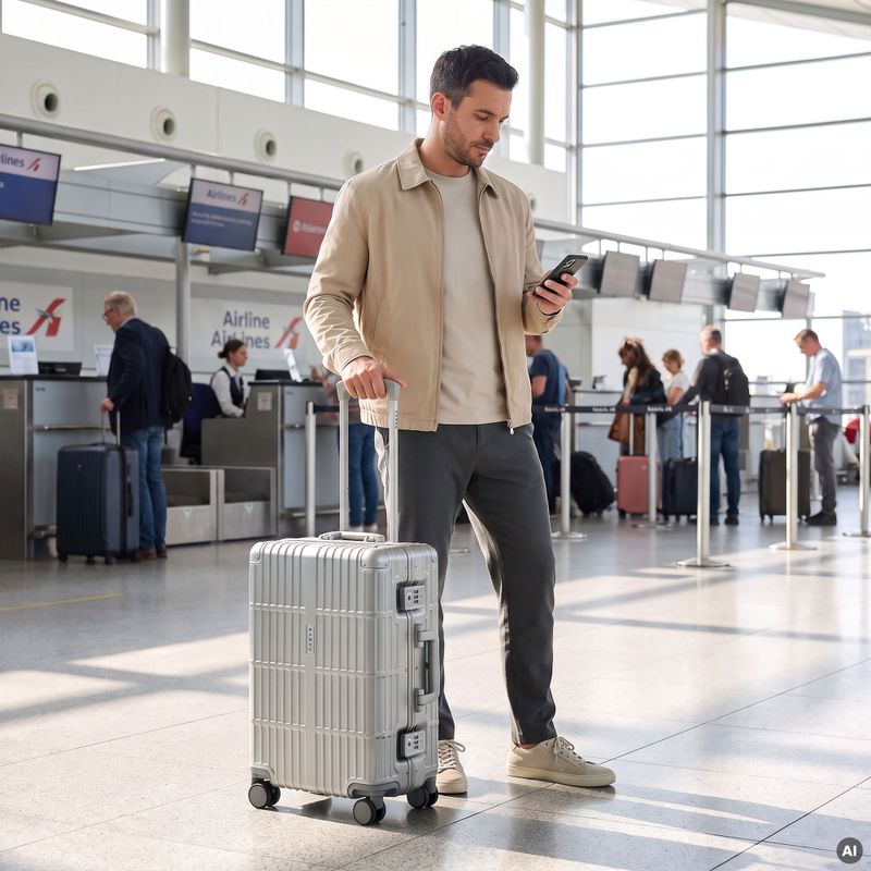 Valigia da viaggio Kadva Tigre 37l Silver 14
