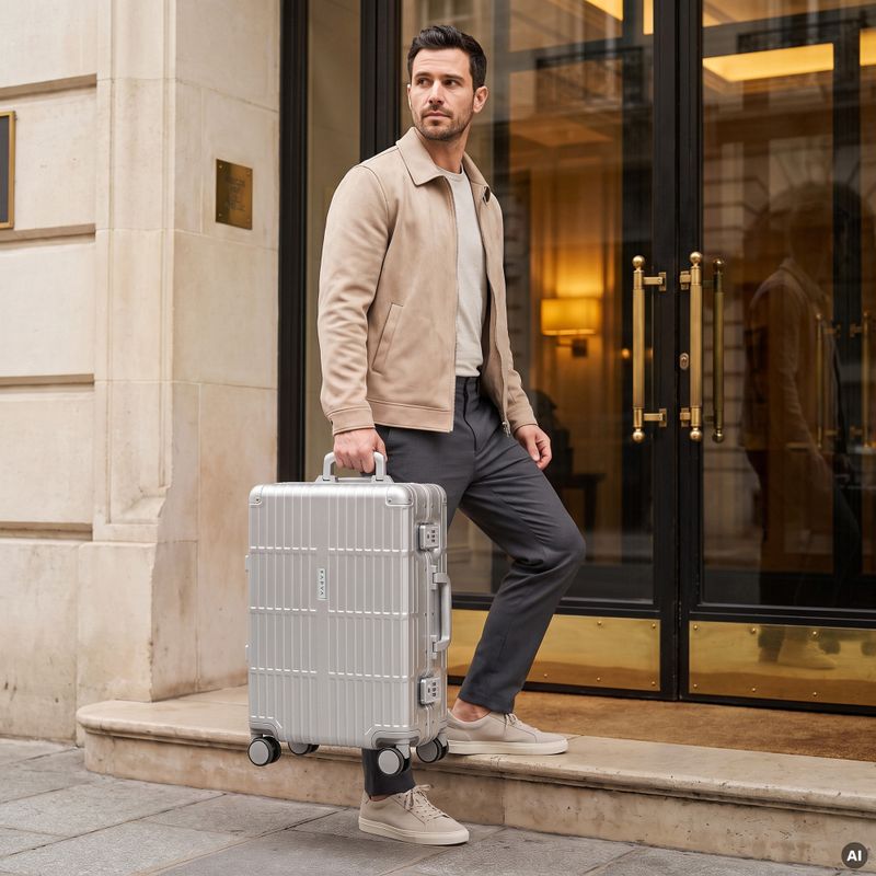 Valigia da viaggio Kadva Tigre 37l Silver 15
