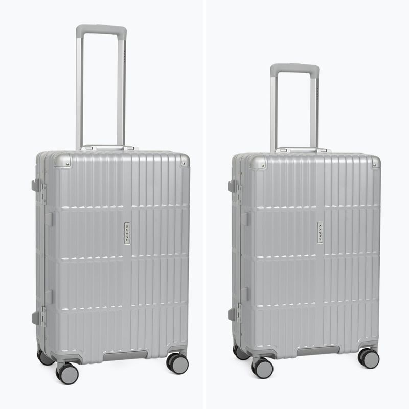 Valigia da viaggio media Kadva Tigre 64l Silver 6