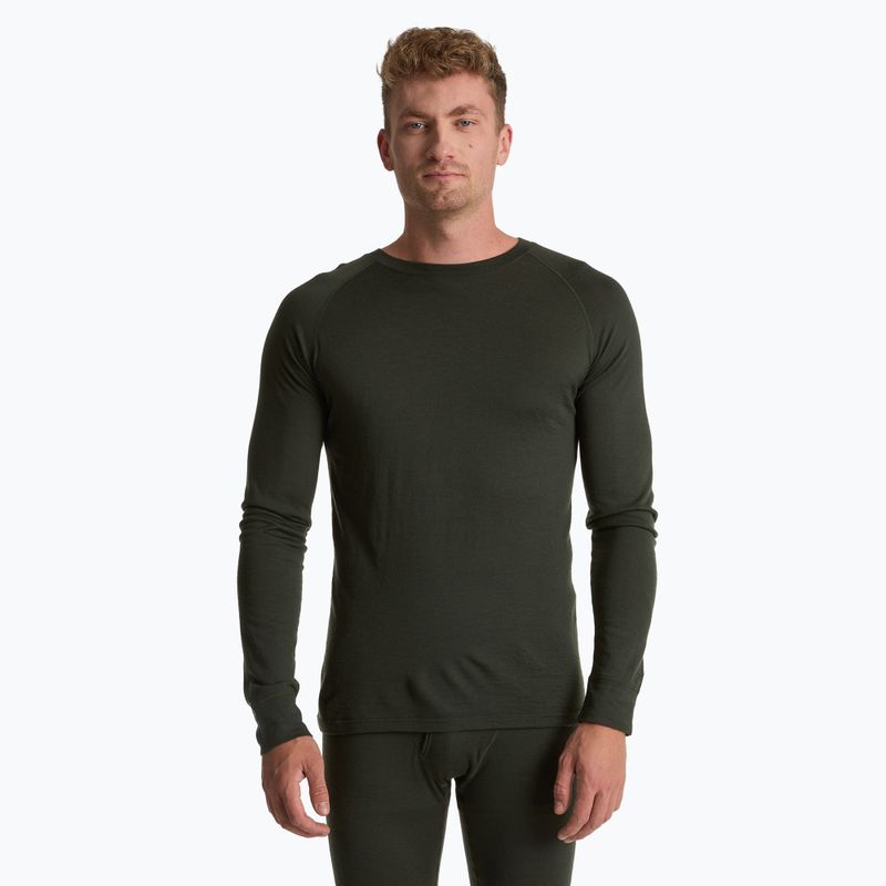 Set intimo termico WOOLCANO uomo 100% Merino SET0540 verde 4