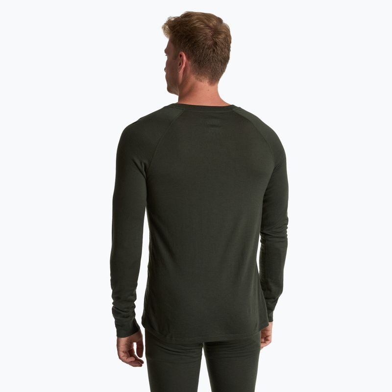 Set intimo termico WOOLCANO uomo 100% Merino SET0540 verde 5