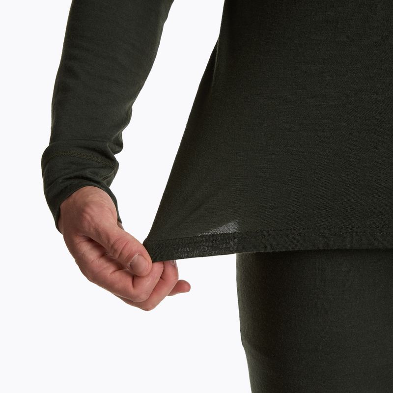 Set intimo termico WOOLCANO uomo 100% Merino SET0540 verde 6