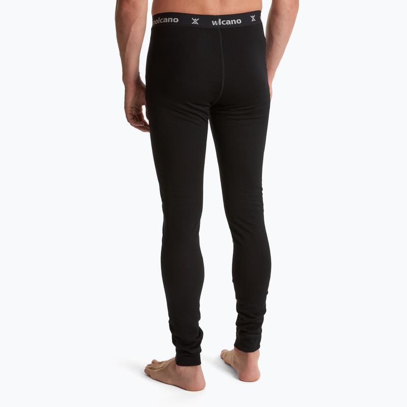 Pantaloni termici da uomo LANA 100% Merion PANT0539 nero 3