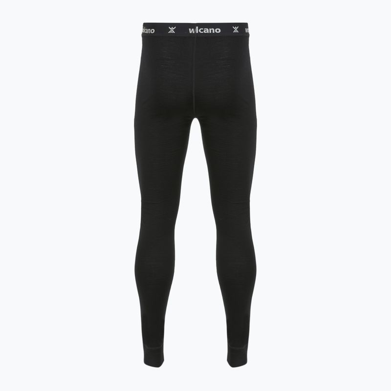 Pantaloni termici da uomo LANA 100% Merion PANT0539 nero 7