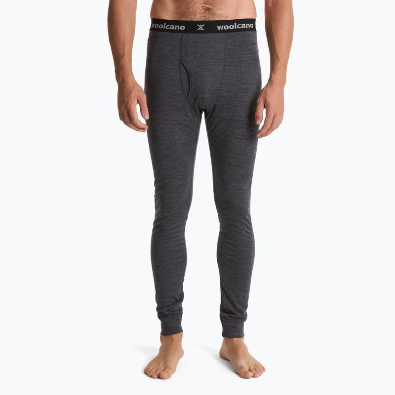 Pantaloni termici da uomo LANA 100% Merion PANT0539 grigio
