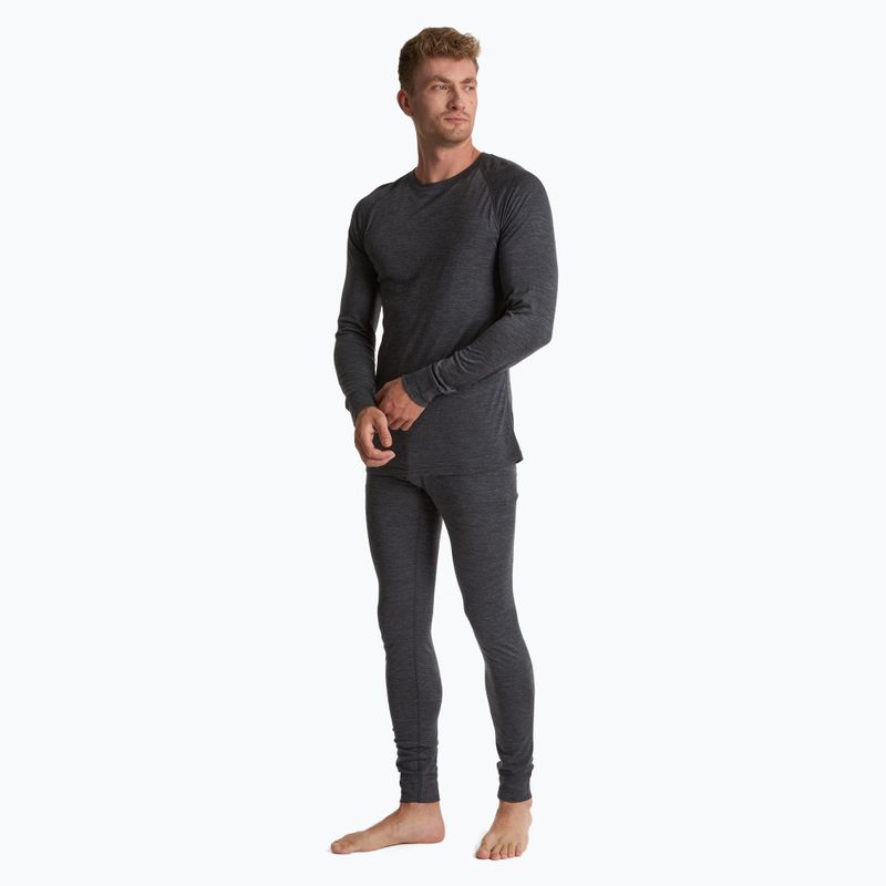 Pantaloni termici da uomo LANA 100% Merion PANT0539 grigio 2