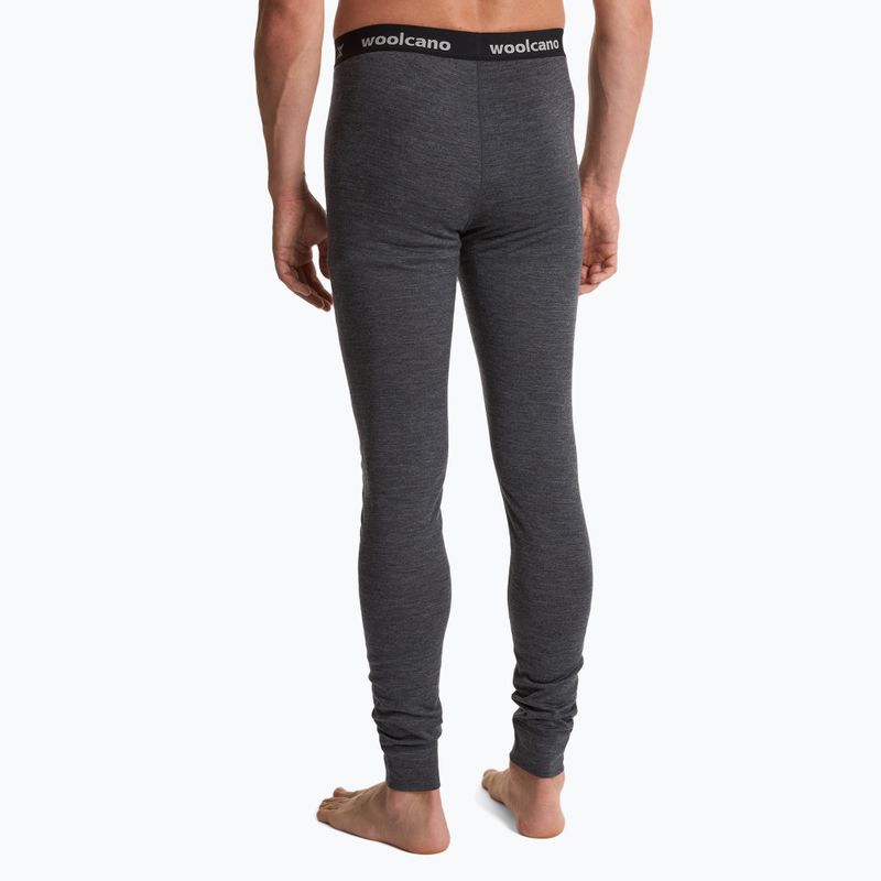 Pantaloni termici da uomo LANA 100% Merion PANT0539 grigio 3