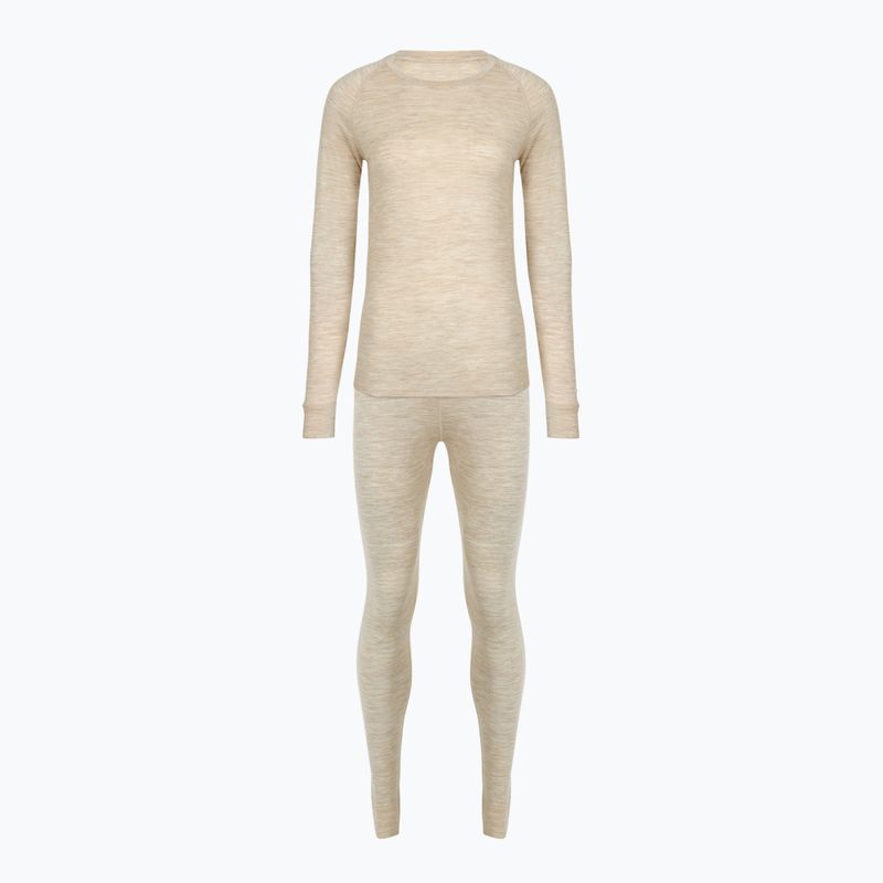 Set intimo termico donna LANA Merino 100% SET0543 beige 10
