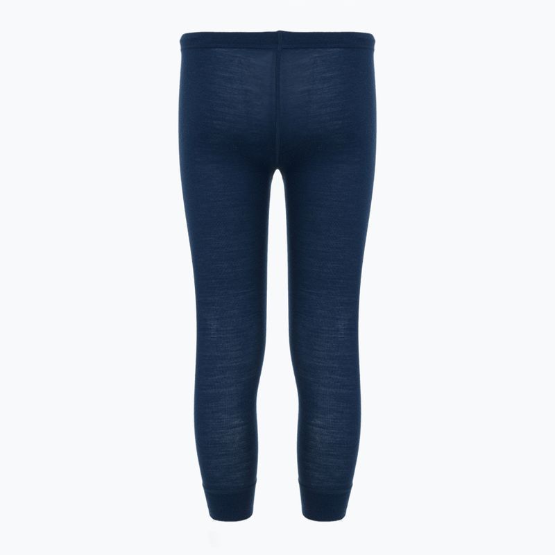 Set di biancheria intima termica per bambini WOOLCANO Merino 100% SET0683 blu navy 9