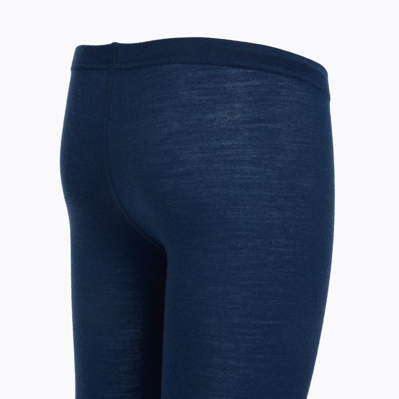Set di biancheria intima termica per bambini WOOLCANO Merino 100% SET0683 blu navy 11
