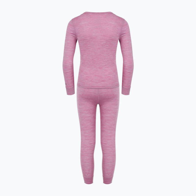 Set intimo termico per bambini LANA Merino 100% SET0683 viola 3
