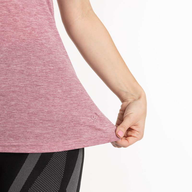 Maglietta termica da donna WOOLCANO Merino TEE0547 viola 6