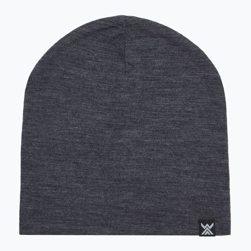 LANA MERINO 100% cappello HAT0441 grigio 2