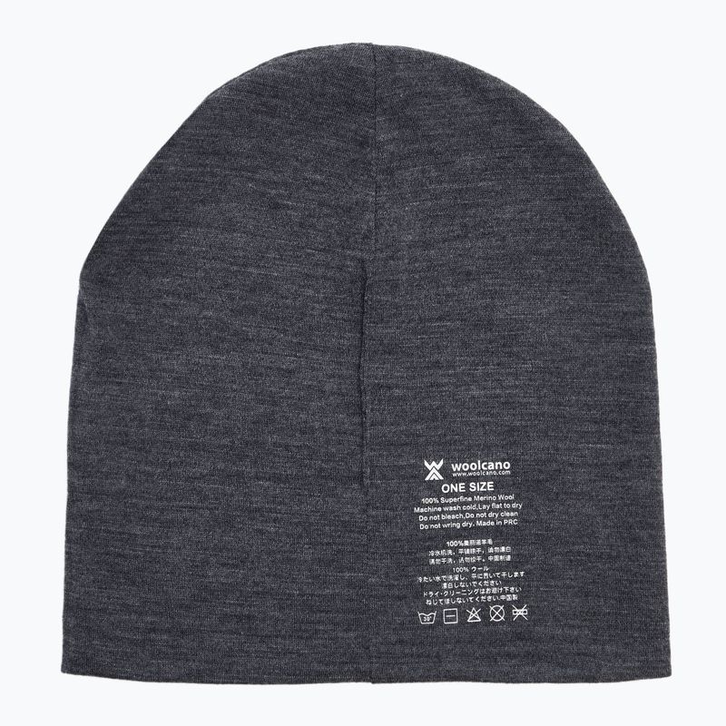 LANA MERINO 100% cappello HAT0441 grigio 5