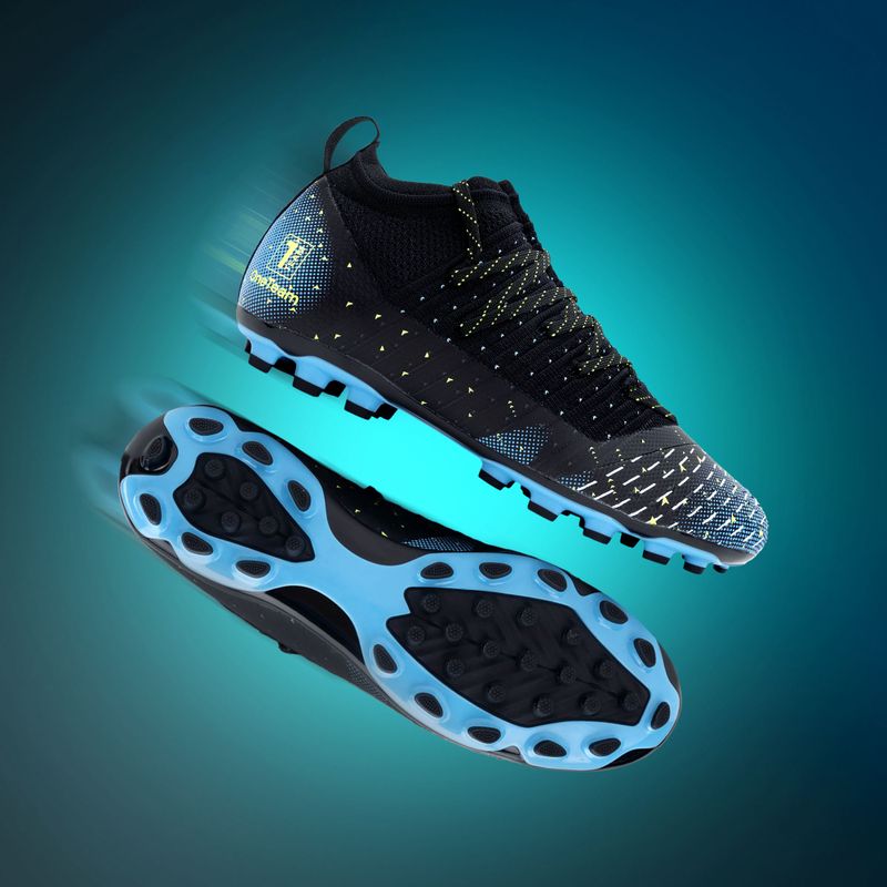 Scarpe da calcio per bambini OneTeam NAMAYRO TEEN AG/MG nero 9