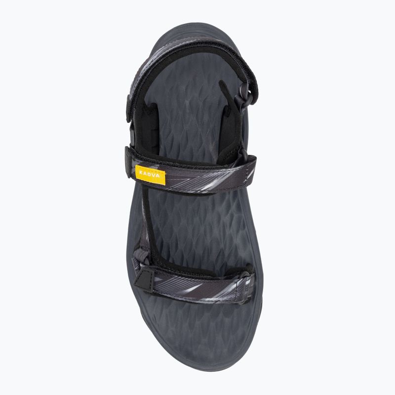 KADVA Cruzo sandali da uomo nero 5