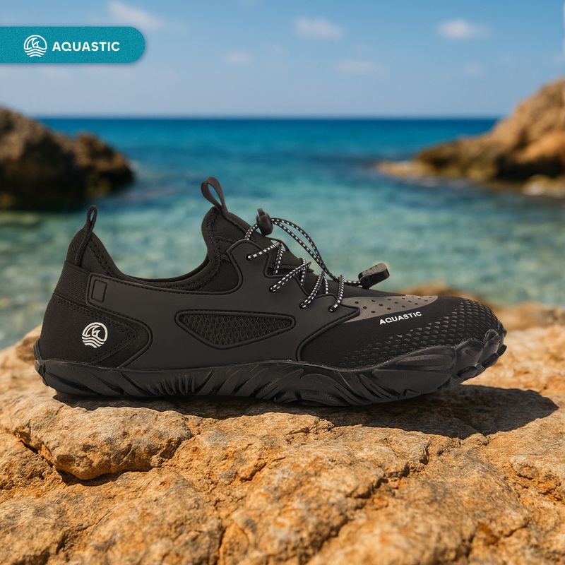 Scarpe da uomo AQUASTIC Saros nero 2