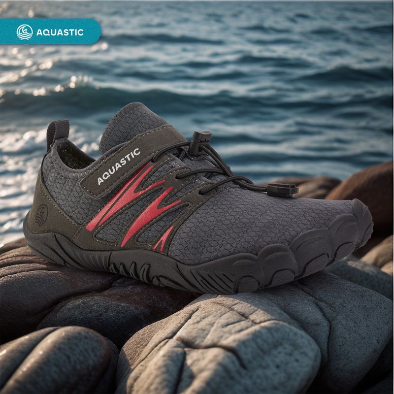 AQUASTIC Mayor scarpe da acqua grigie 3