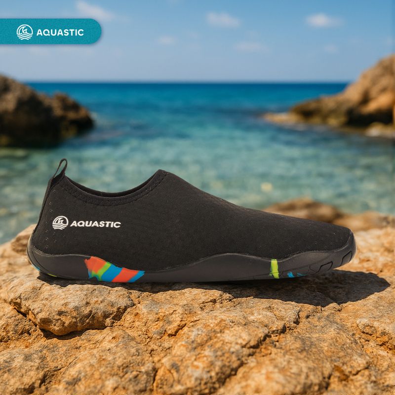 AQUASTIC Panam scarpe da acqua nere 2