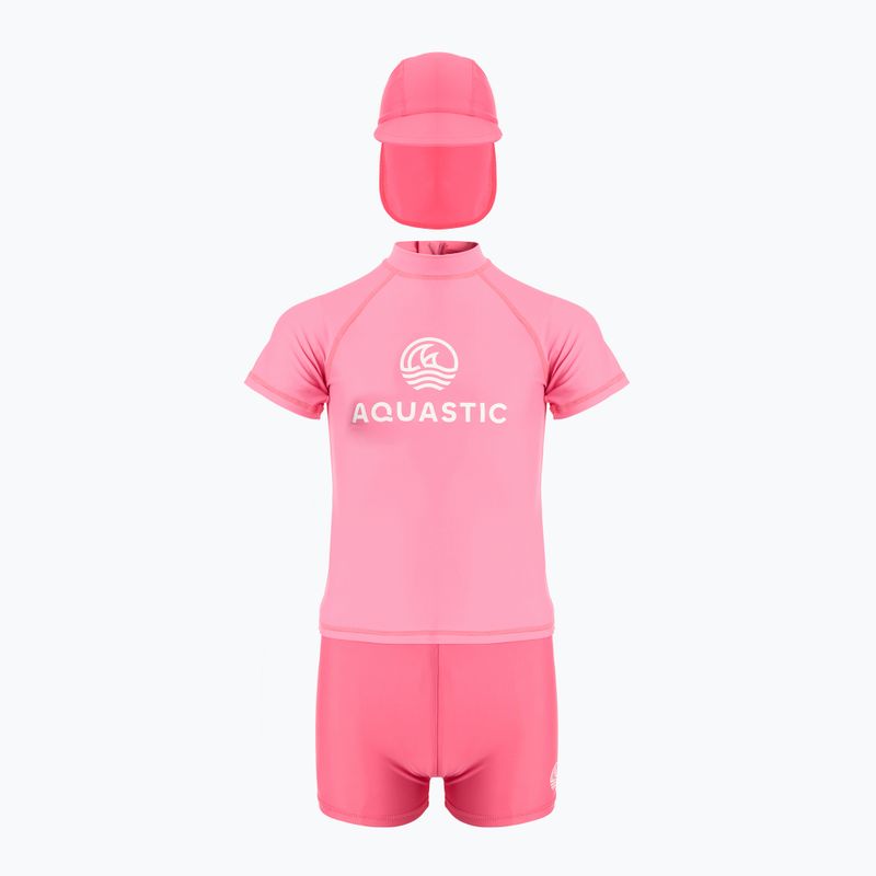 Set da bagno per bambini AQUASTIC UV 50+ UPF Marimo JRG rosa