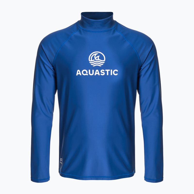 AQUASTIC UV 50+ UPF Rimos blu navy manica lunga da nuoto