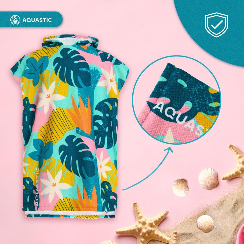 Poncho per bambini AQUASTIC Sunny JR fiori 16