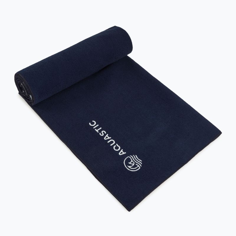AQUASTIC Asciugamano Wavey blu navy/blu 2