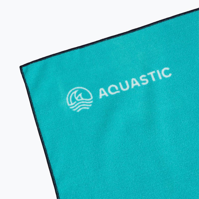 Asciugamano AQUASTIC Wavey blu/verde 3