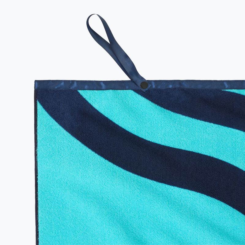 Asciugamano AQUASTIC Wavey blu/verde 5