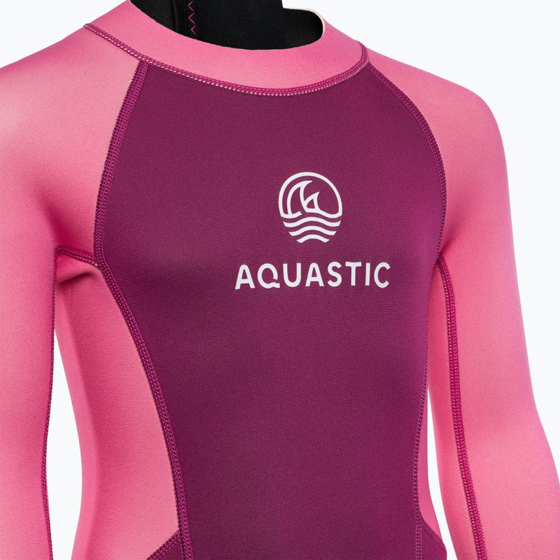 Schiuma da nuoto per bambini AQUASTIC Wavey LG Jrg 2 mm rosa 4