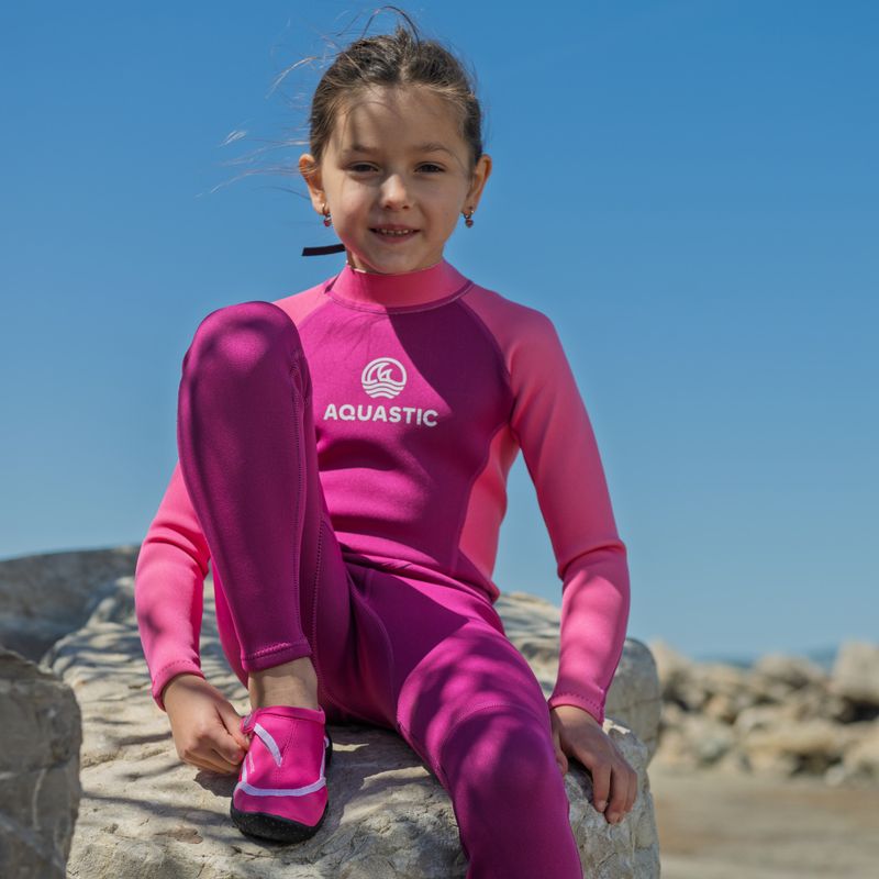 Schiuma da nuoto per bambini AQUASTIC Wavey LG Jrg 2 mm rosa 7