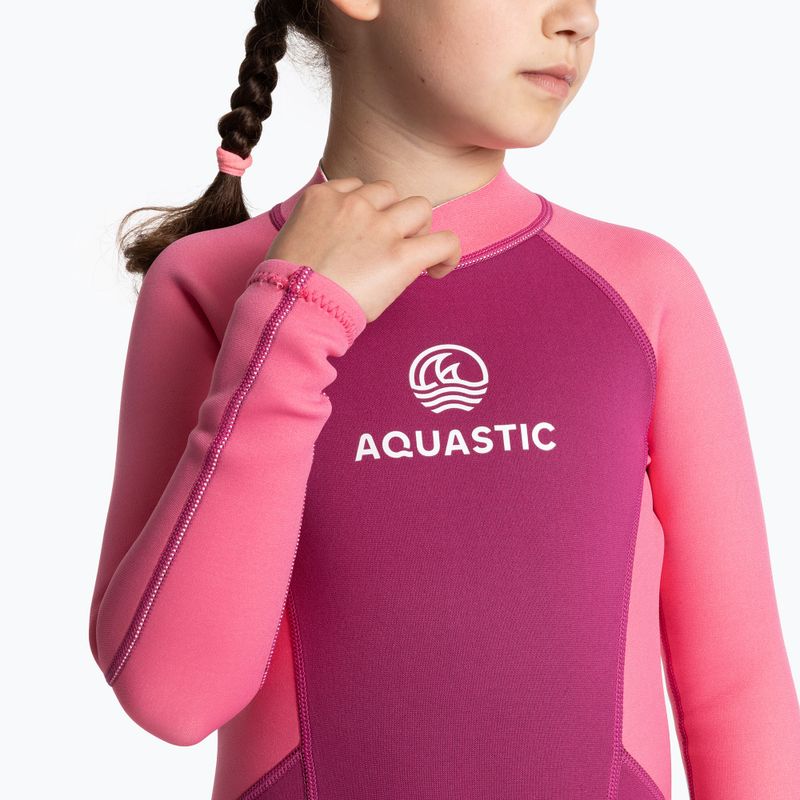 Schiuma da nuoto per bambini AQUASTIC Wavey LG Jrg 2 mm rosa 3