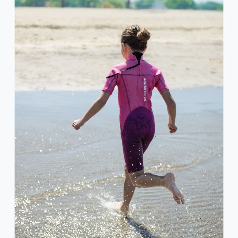 Schiuma da nuoto per bambini AQUASTIC Wavey Jrg 2 mm rosa 14