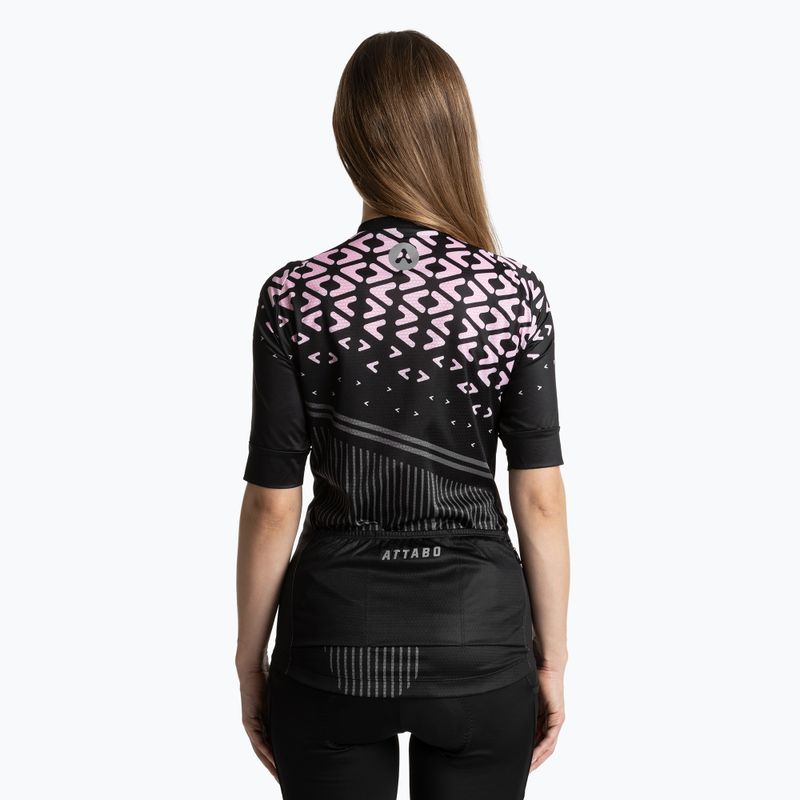 Maglia ciclismo donna ATTABO Tevi WMNS nero/rosa 2