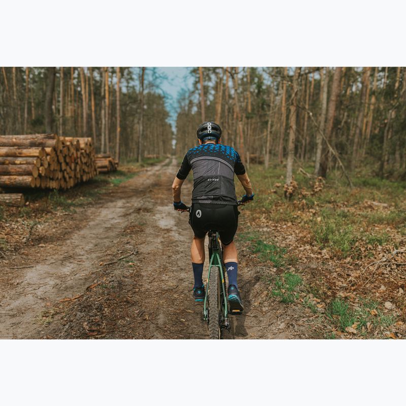 Maglia da ciclismo ATTABO Tevi uomo nero/blu 19