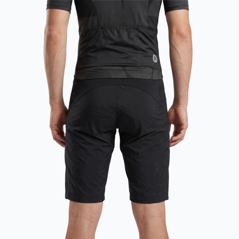 Pantaloncini da ciclismo ATTABO Ryst 2in1 da uomo, nero 2