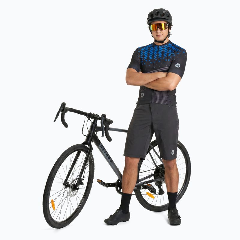 Pantaloncini da ciclismo ATTABO Ryst 2in1 da uomo, nero 4