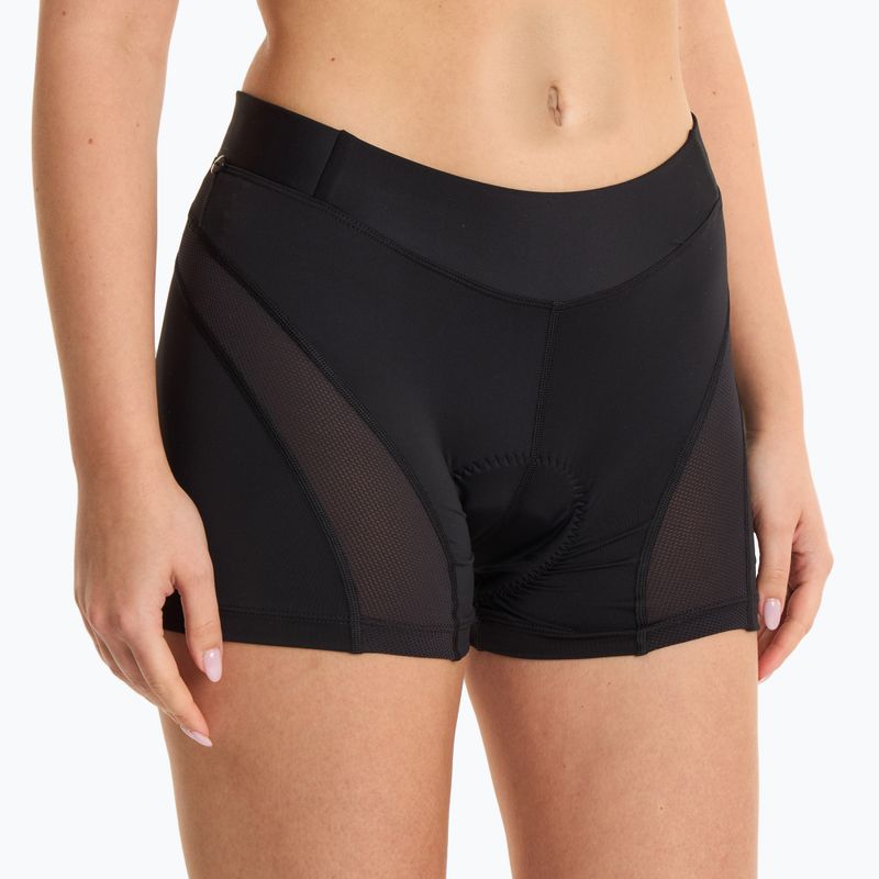 Pantaloncini da ciclismo da donna ATTABO Ryst 2in1 nero 4
