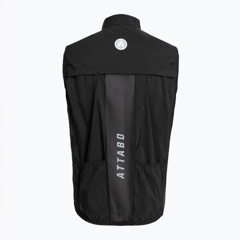ATTABO Gilet Cahayo Gilet da bici antivento nero 6