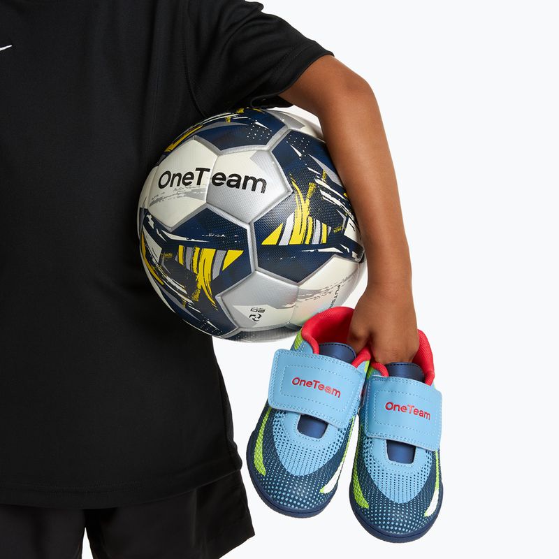 OneTeam Robero Junior IC scarpe da calcio per bambini blu/blu 12