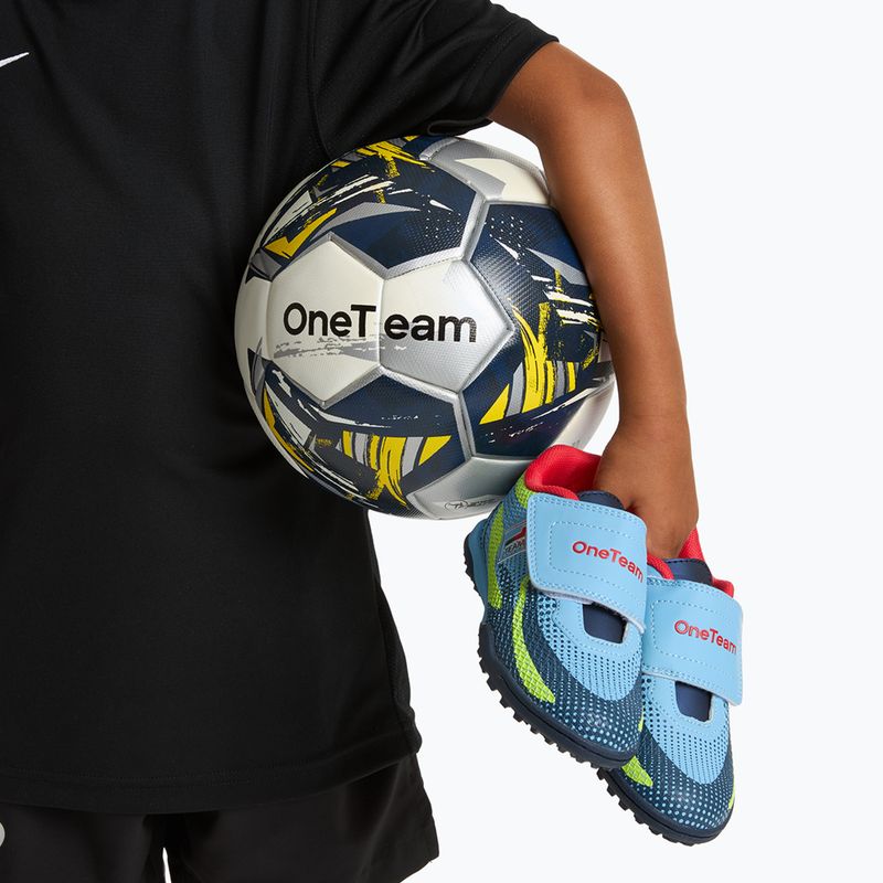 OneTeam Robero Junior TF scarpe da calcio per bambini blu/blu 12