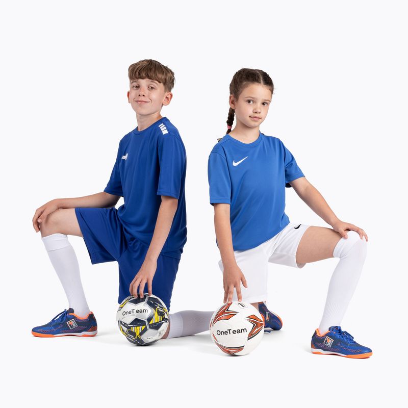 Scarpe da calcio OneTeam Robero Teen IC per bambini blu navy/arancio 13
