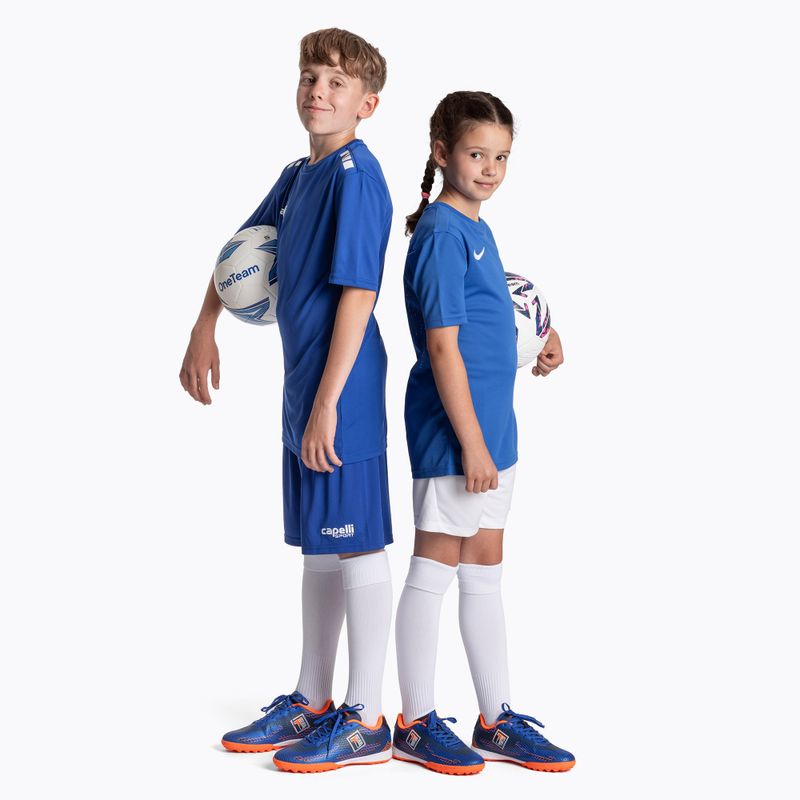 Scarpe da calcio OneTeam Robero Teen TF per bambini blu navy/arancio 15